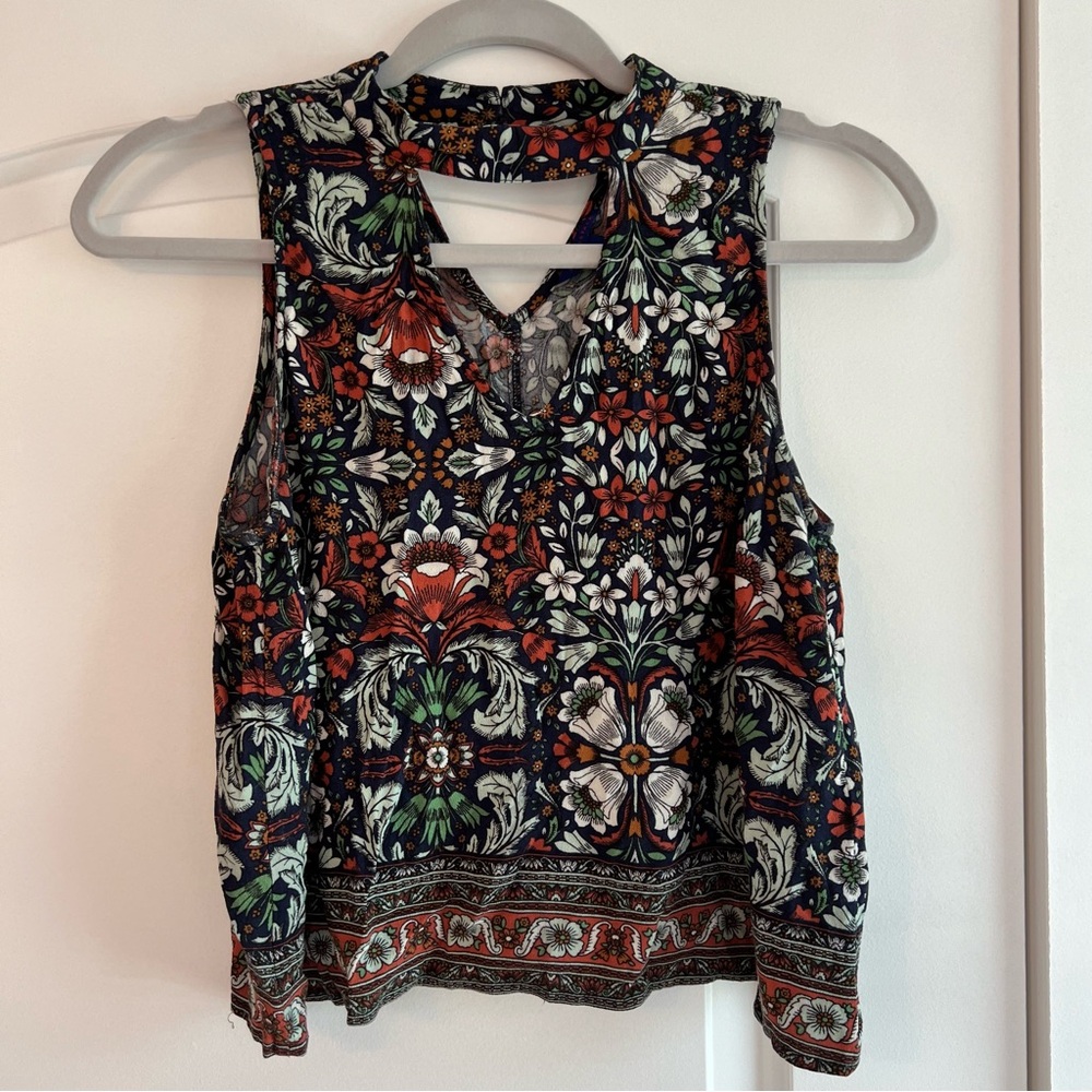 Aeropostale Tank Top Cutout Blouse
